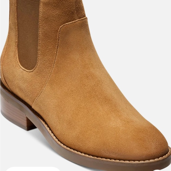 Cole Haan Reid Womens Suede Waterproof Ankle Boots - Picture 2 of 7